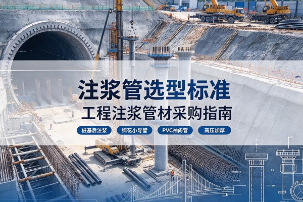 榆林注浆管选型标准