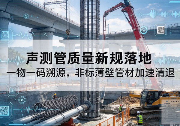榆林声测管质量新规落地，一物一码溯源，非标薄壁管材加速清退