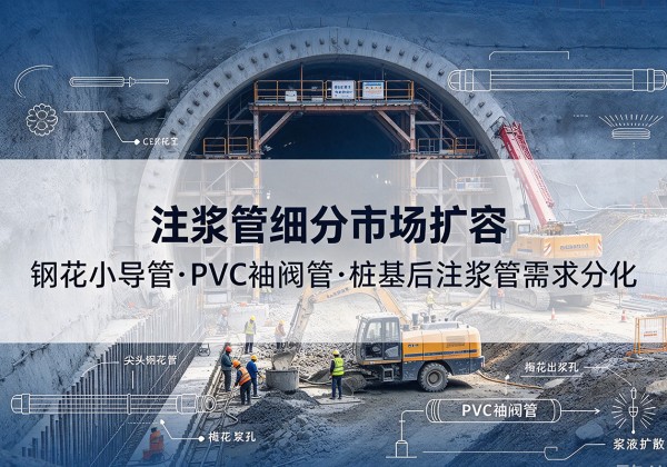 榆林注浆管细分市场扩容，隧道钢花小导管、PVC 袖阀管、桩基后注浆管需求分化